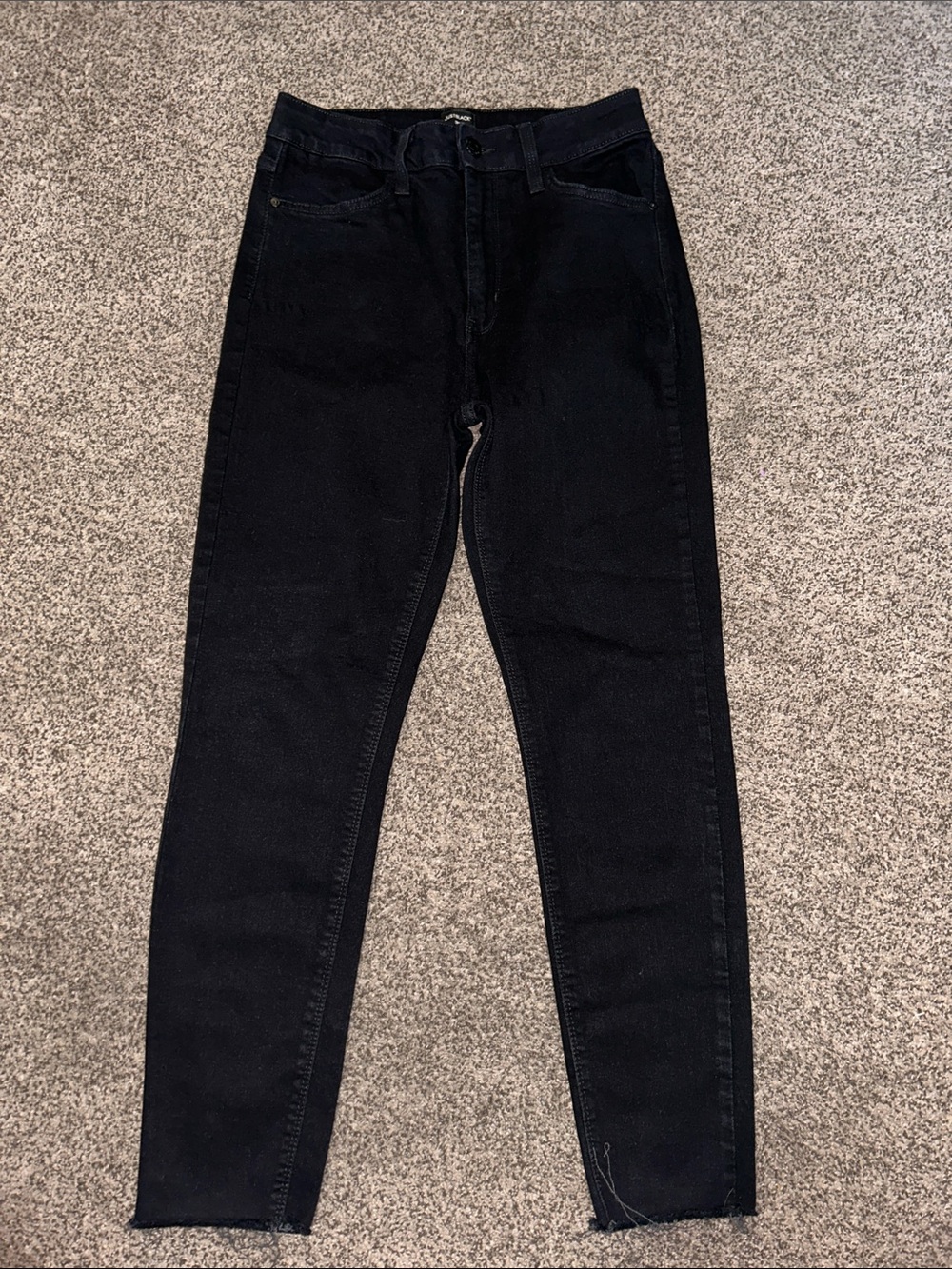 Just Black Women's Deep Black High-Rise Skinny Jeans